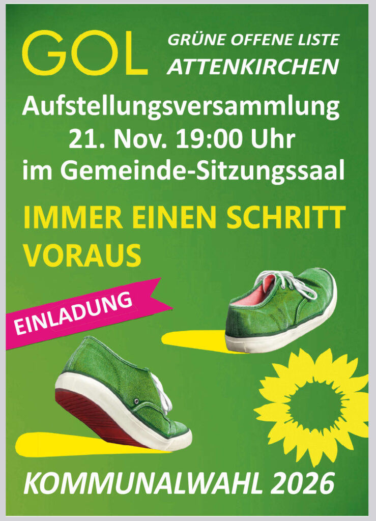 Aufstellungsversammlung GOL Attenkirchen